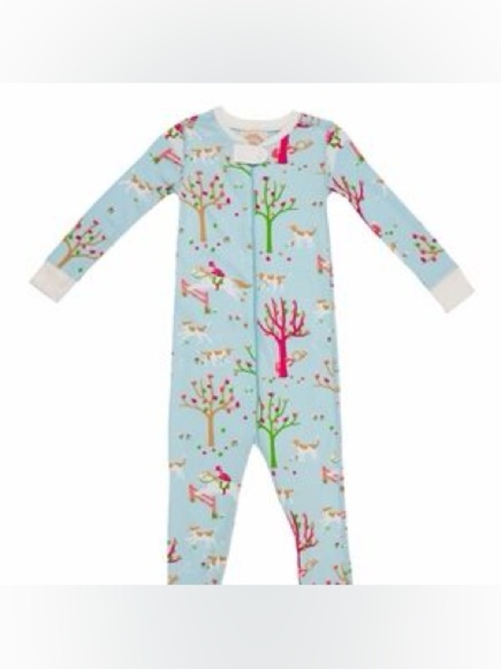 The Beaufort Bonnet Company Footie Pajamas | 12-18 Months | Equestrian Print - Picture 3 of 14